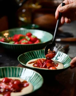 Plats Verde Lanza, Pascale Naessens - Set of 2