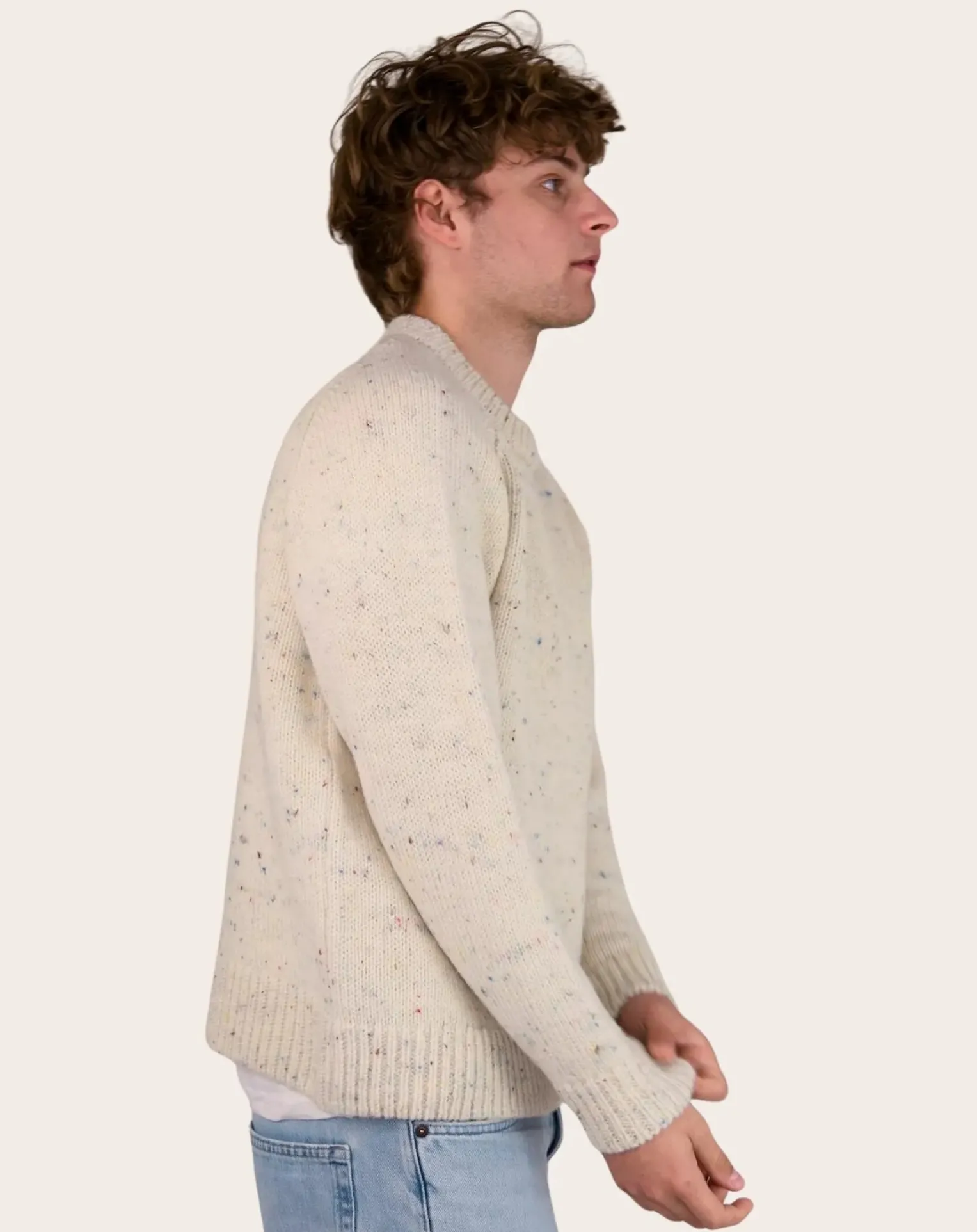 Raglan Chunky Wool Sweater