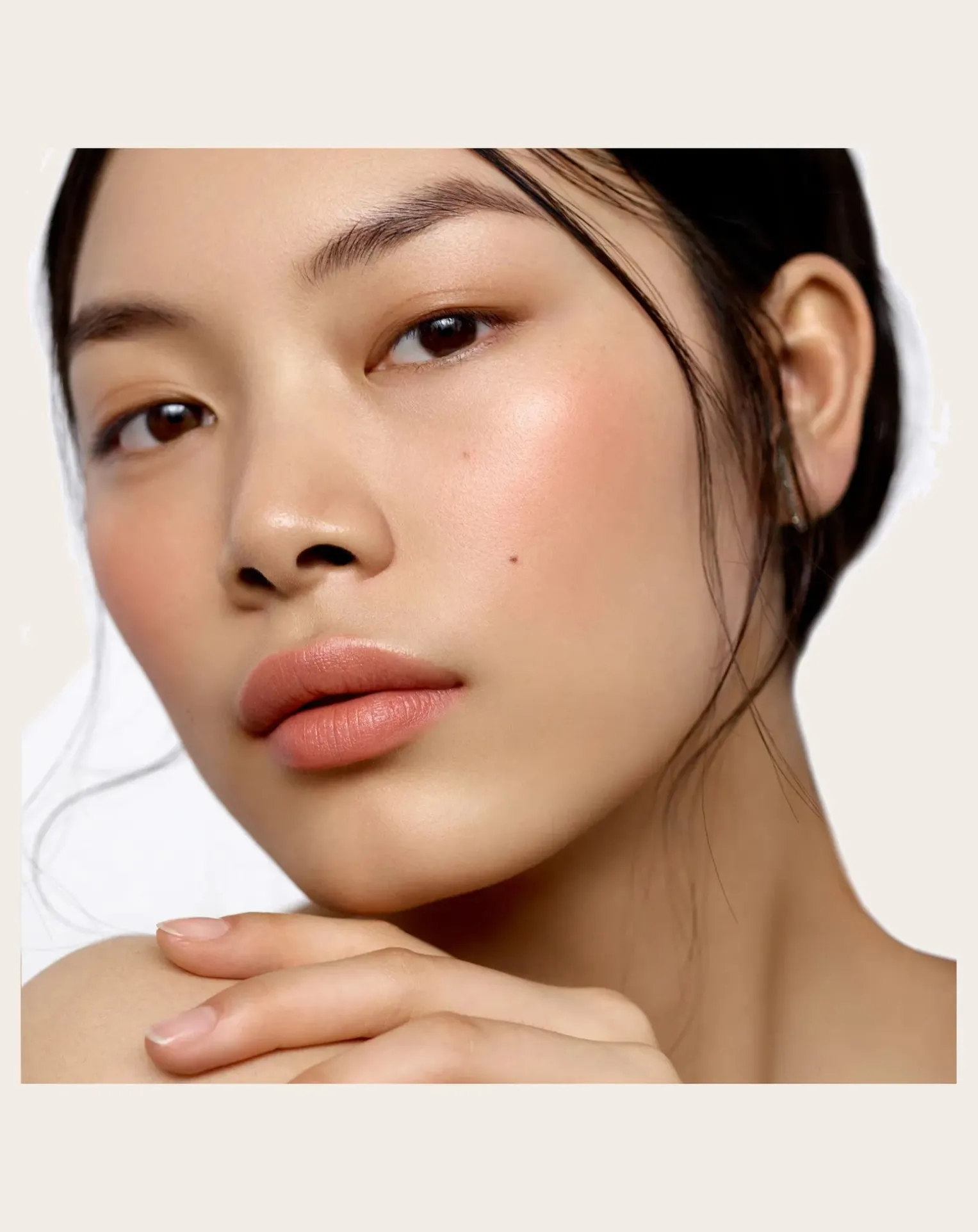 Refillable cheek and lip balm