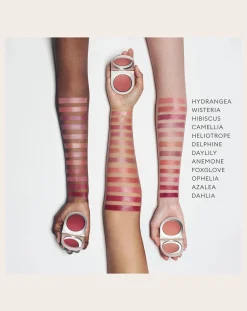 Refillable cheek and lip balm