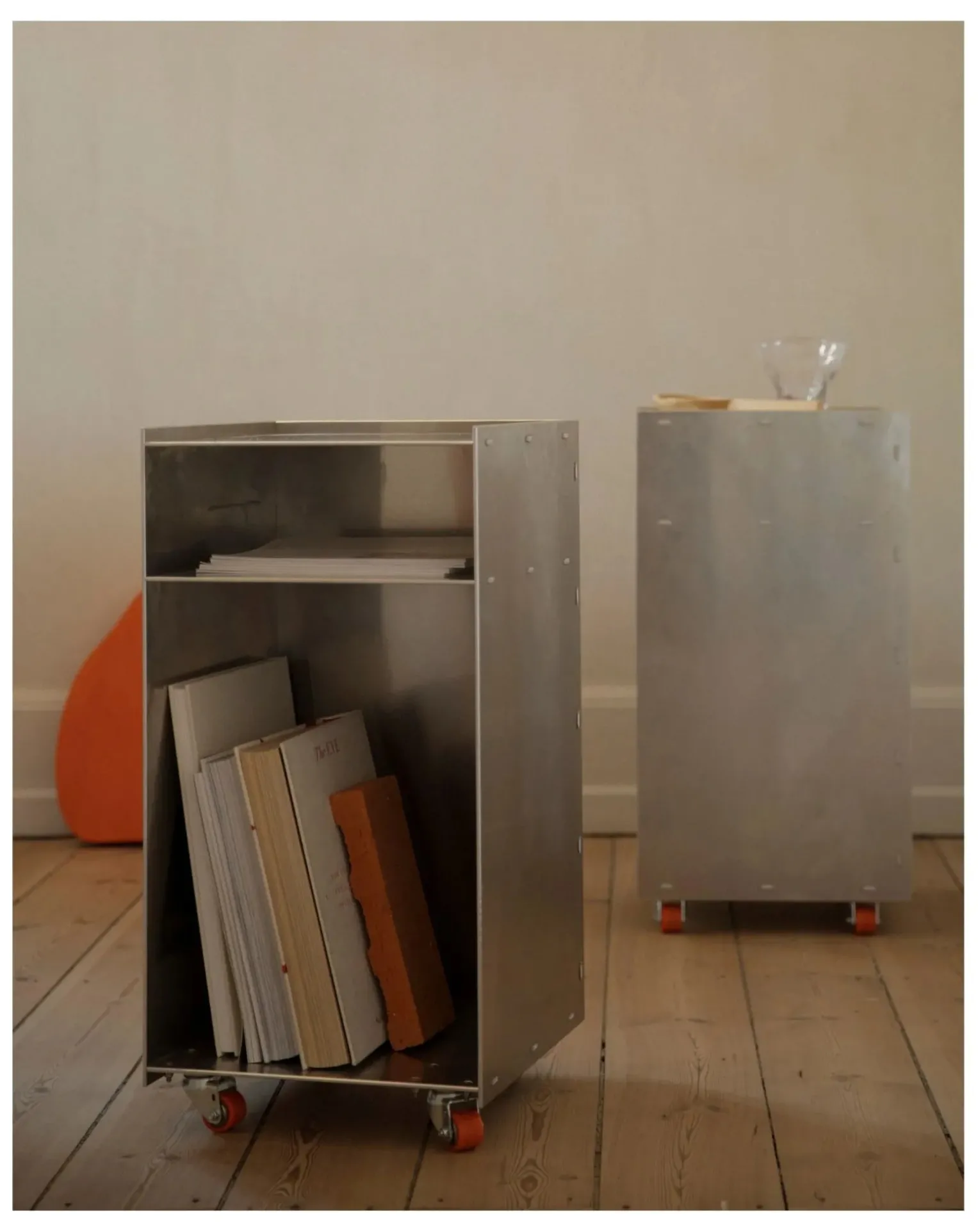 Rivet Box Aluminium Side Table