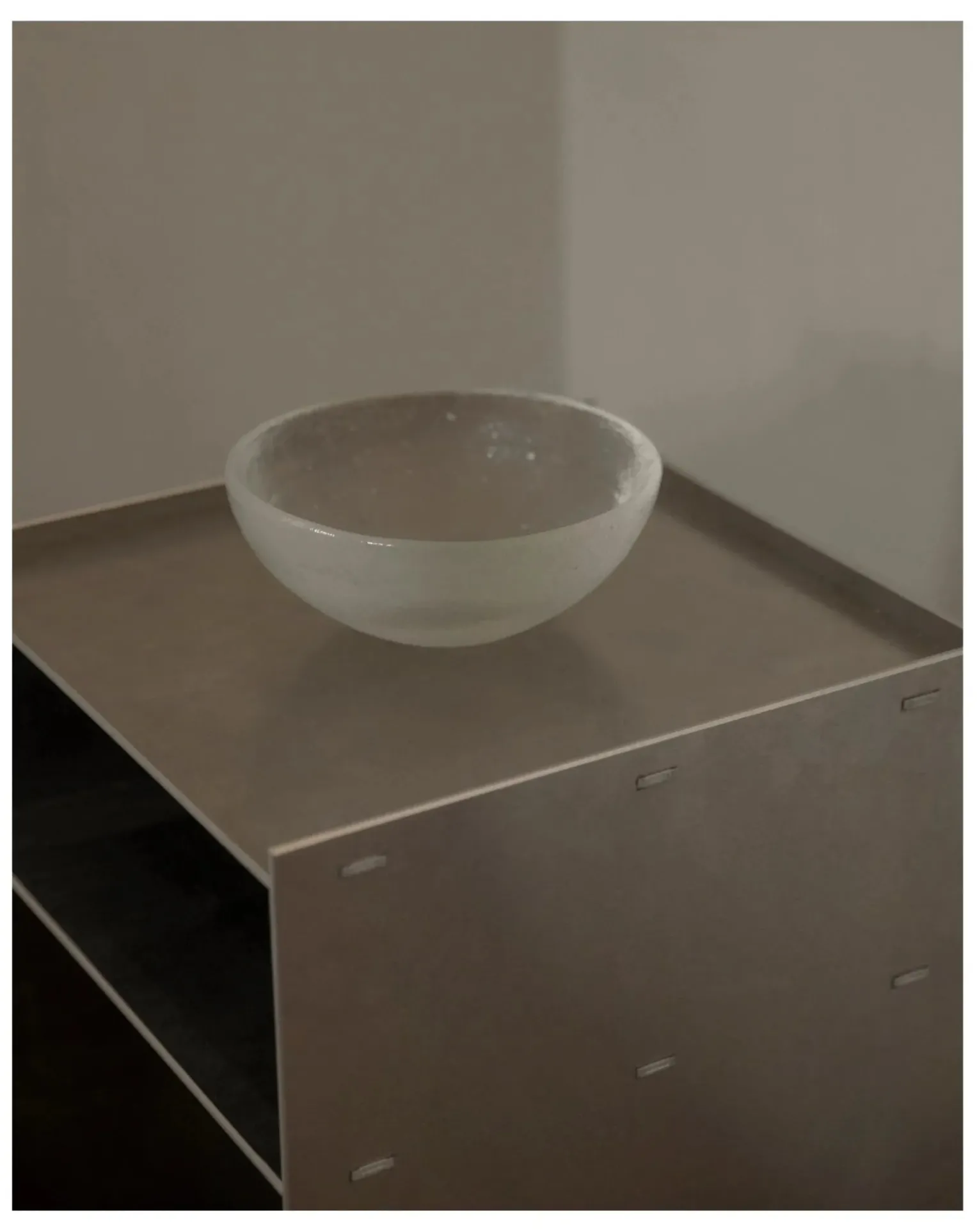 Rivet Box Aluminium Side Table