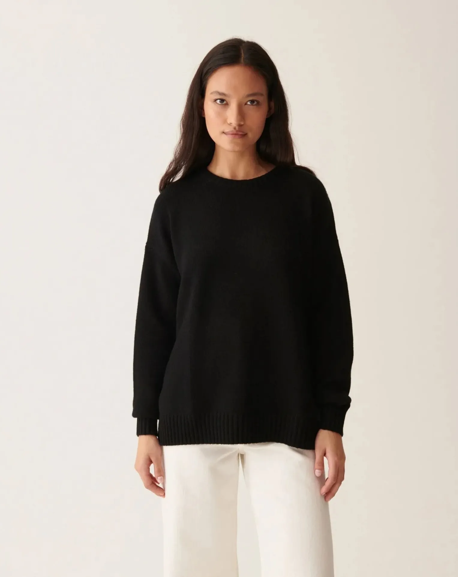 Round Neck Sweater Cashmere