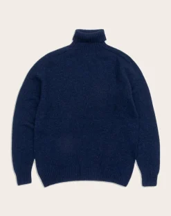 Seamless Polo sweater in lambswool