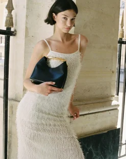 Small Boomerang Leather bag