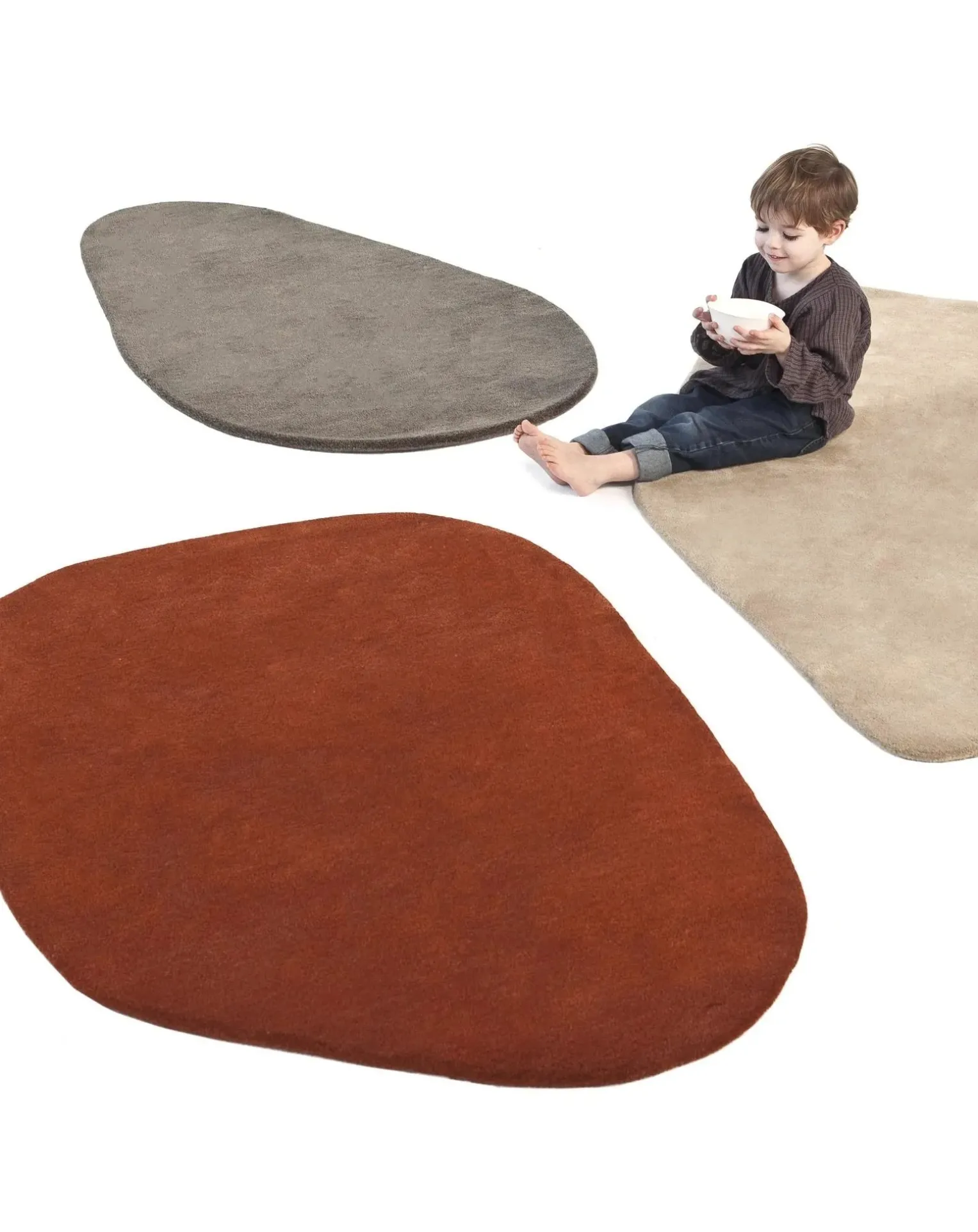 Stone Tufted Rug, Diego Fortunato