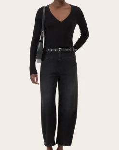 Stover-X tapered cotton jeans