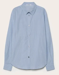 Striped Cotton Poplin Shirt