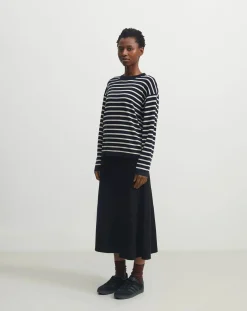 Striped Merino Wool Sweater - Women's Collection