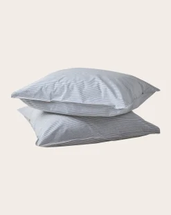 Striped Pillowcase in Organic Cotton - Set of 2