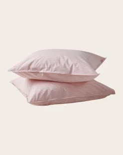 Striped Pillowcase in Organic Cotton - Set of 2