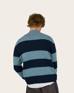 Striped Wool Seamless Sweater
