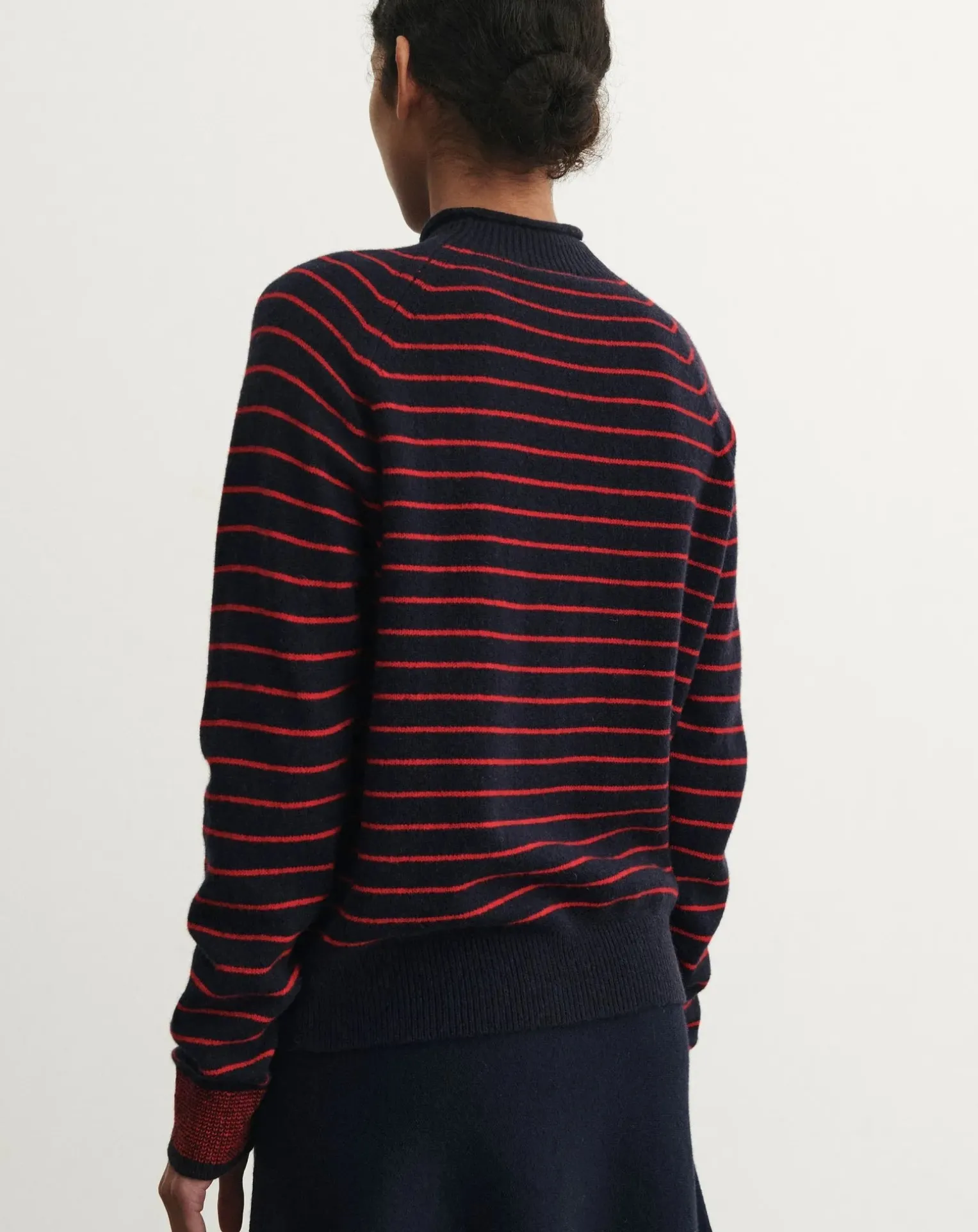 Striped Wool Sweater - Women's Collection