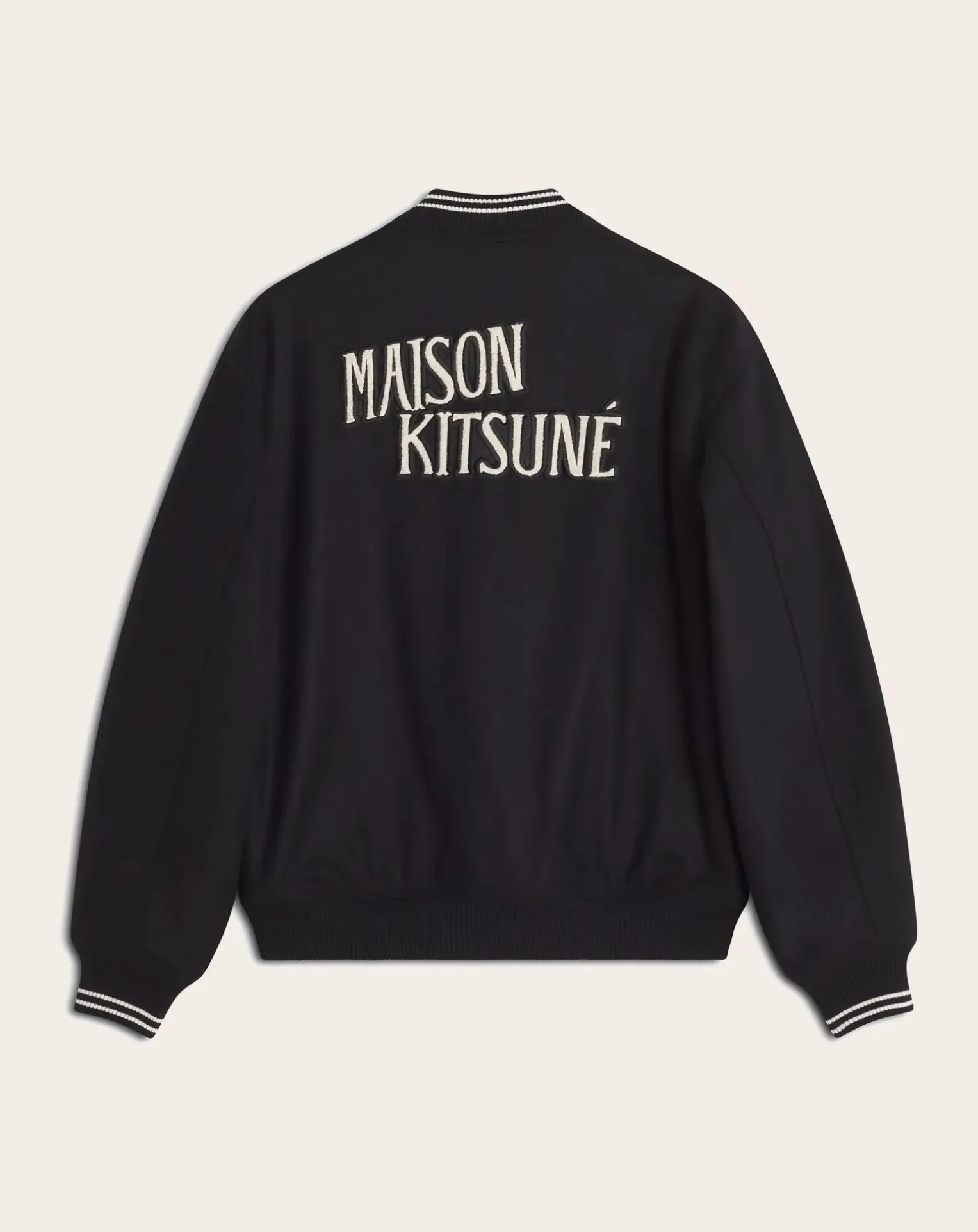 Teddy Varsity Wool and Cashmere Jacket