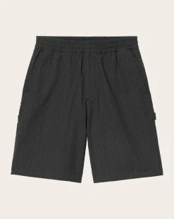 Toland Striped Seersucker Shorts