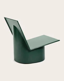 Valerie Easy Chair in Lacquered Steel