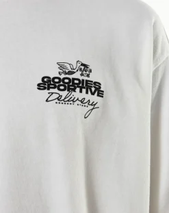 White Delivery T-shirt in organic cotton