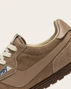 Windspin Low Suede and Leather Basket