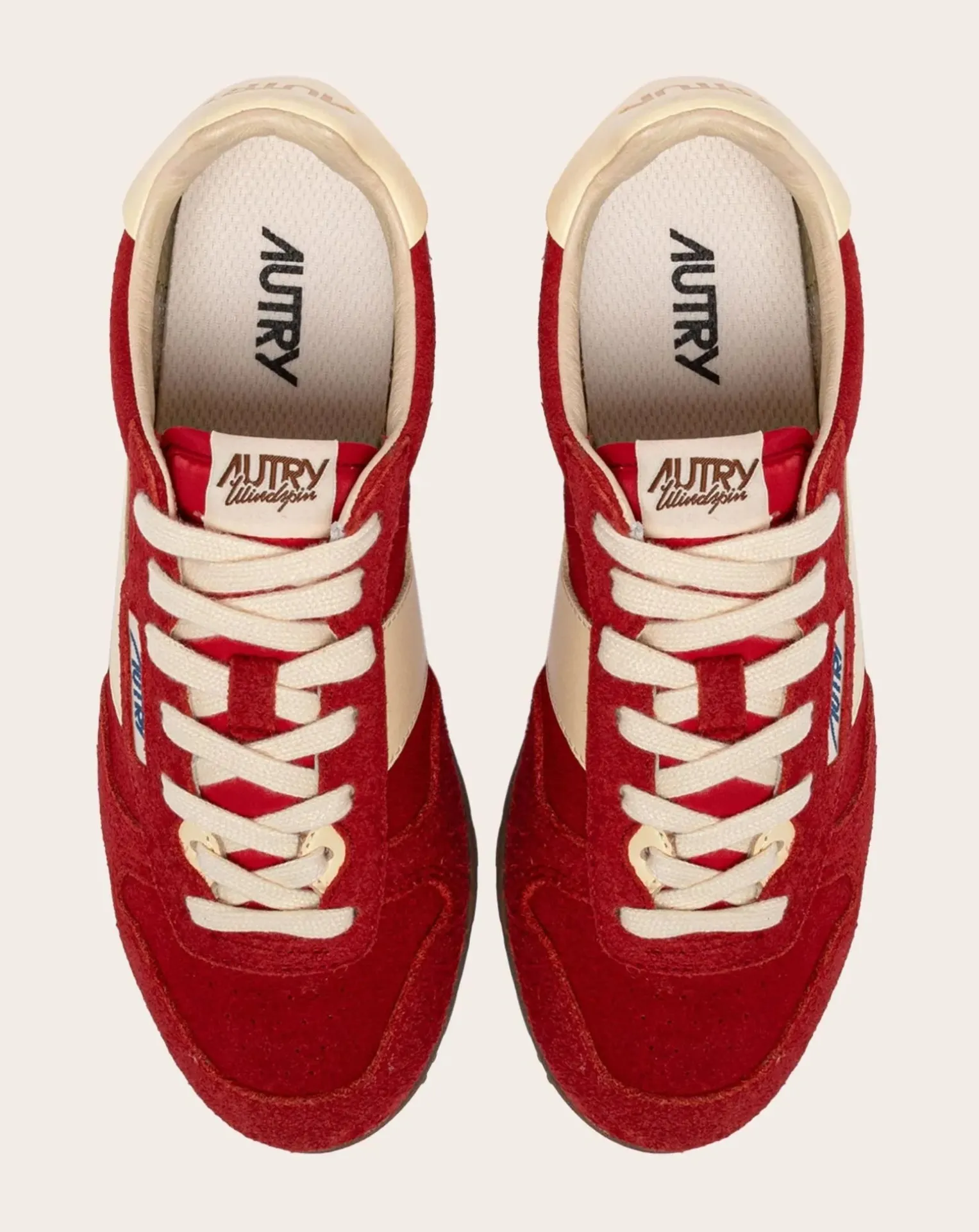 Windspin Low Two-tone Suede and Leather Basket