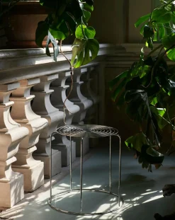 Wire VP11 stool, Verner Panton