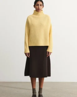 Wool Ribbed Sweater - Women's Collection