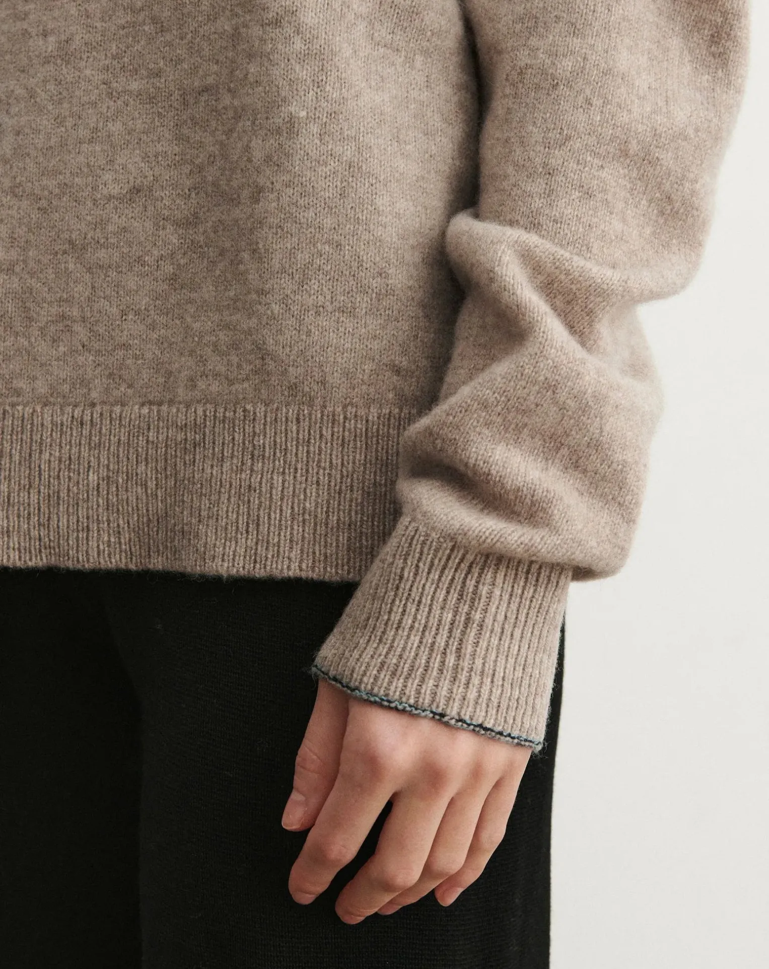 Wool Round Neck Sweater - Women's Collection
